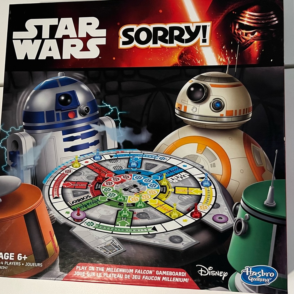 Hasbro Star Wars Sorry! Game - Multicolor